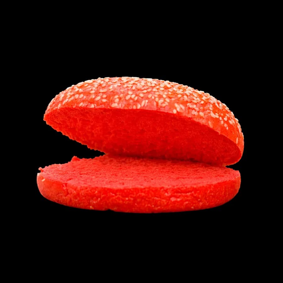 Rojo con sésamo